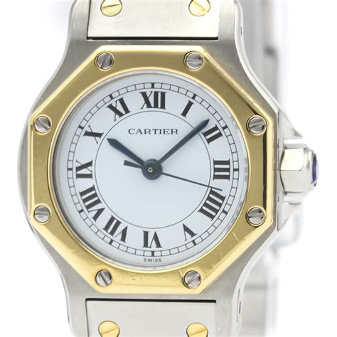 cartier santos octagon price|cartier santos octagon ladies watch.